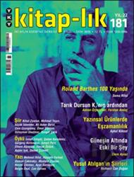 Kitap-lık Dergisi Sayı: 181 Eylül Ekim 2015