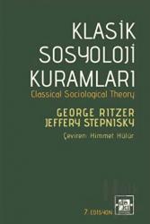 Klasik Sosyoloji Kuramları Classical Sociological Theory