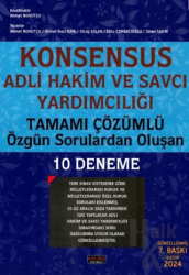 Konsensus Adli Hakim ve Savcı Yardımcılığı 10 Deneme