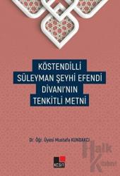 Köstendilli Süleyman Şeyhi Efendi Divanı'nın Tenkitli Metni