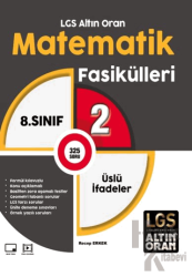 LGS Altın Oran Matematik Fasikülleri 2 Üslü İfadeler