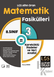 LGS Altın Oran Matematik Fasikülleri 3 Kareköklü İfadeler ve Veri Analizi