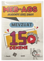 MEB-AGS Mevzuat 15 Deneme Çözümlü