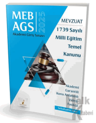 MEB - AGS Mevzuat Bilgisi 1739 Sayılı Milli Eğitim Temel Kanunu Konu Anlatımlı Video Fasikül9786255516107