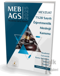 MEB - AGS Mevzuat Bilgisi 7528 Sayılı Öğretmenlik Mesleği Kanunu Konu Anlatımlı Video Fasikül