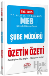 Milli Eğitim Bakanlığı Şube Müdürlüğü GYS Özetin Özeti