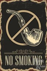 No Smoking Pipo Poster