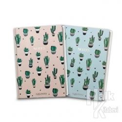 Notes Kaktüs Düz Twins Defter (2 Defter Takım)