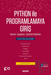 Python İle Programlamaya Giriş Kavram - Uygulama - Çözümlü Problemler