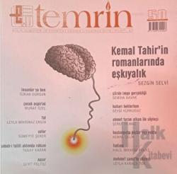 Temrin Düşünce ve Edebiyat Dergisi Sayı: 50 Haziran 2012