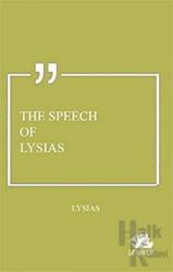 The Speech of Lysias