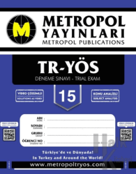 TR-YÖS Deneme Sınavları (Başlangıç Seviyesi) (15 Fasikül Deneme)