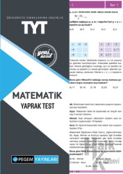 TYT Matematik Yaprak Test