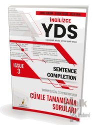 YDS İngilizce Sentence Completion Issue 3