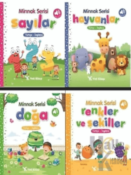 Yeti Kitap 0-3 Yaş Minnak Serisi Bebek Kitapları Seti (4 Kitap) (Ciltli)