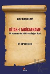 Yusuf Sünbül Sinan Kitab-ı Tarikatname