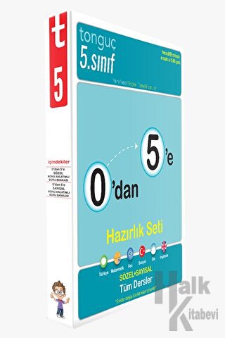 0'dan 5'e Konu Anlatımlı Soru Bankası Seti Tonguç Akademi - Halkkitabe