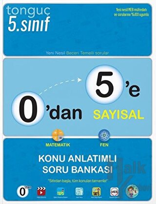 0'dan 5'e Sayısal Konu Anlatımlı Soru Bankası Tonguç Akademi - Halkkit