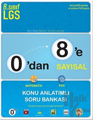 0'dan 8'e Sayısal Konu Anlatımlı Soru Bankası