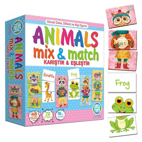 Animals Mix & Match - Halkkitabevi