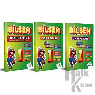 1. Sınıf BİLSEM Hazırlık Seti Konu Soru Deneme 3'lü Set