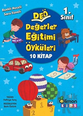 1. Sınıf DEÖ Değerler Eğitimi Öyküleri - (10 Kitap Takım)