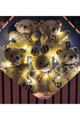 Özel Kutulu Ledli Ayıcık Buketi - Halkkitabevi Özel Kutulu Ledli Ayıcık Buketi - Halkkitabevi