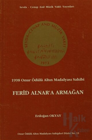 1998 Onur Ödülü Altın Madalya Sahibi Ferid Alnar'a Armağan - Halkkitab