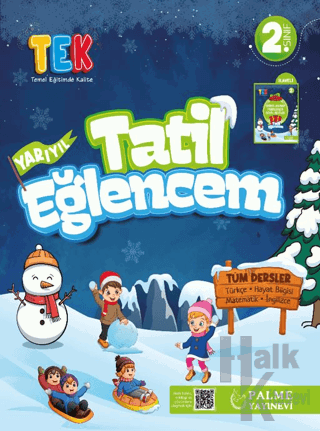 2. Sınıf Tek Yarıyıl Tatil Eğlencem - Halkkitabevi