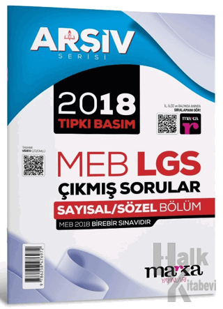 201 LGS 8. Sınıf Arşiv Serisi Tıpkı Basım Çıkmış Sorular Tamamı Video 