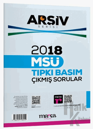 2018 MSÜ Çıkmış Sorular Tamamı Video Çözümlü - Halkkitabevi