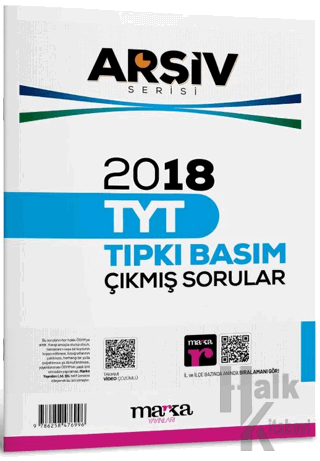 2018 TYT Arşiv Serisi Tıpkı Basım Çıkmış Sorular Tamamı Video Çözümlü 