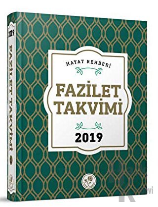 2019 Fazilet Takvim - Yurtiçi 2.Bölge Ciltli
