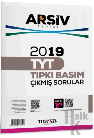 2019 TYT Arşiv Serisi Tıpkı Basım Çıkmış Sorular Tamamı Video Çözümlü 