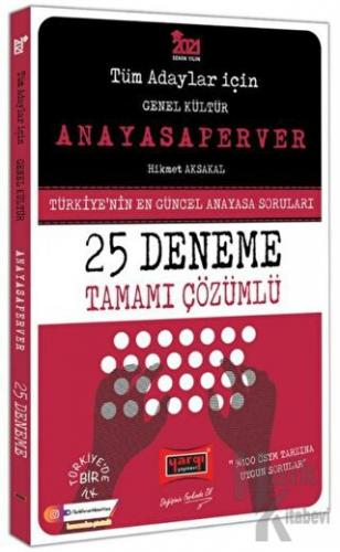 2021 Tüm Adaylar İçin AnayasaPerver Tamamı Çözümlü 25 Deneme