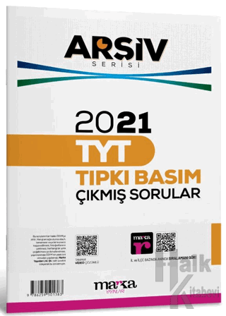 2021 TYT Arşiv Serisi Tıpkı Basım Çıkmış Sorular Tamamı Video Çözümlü 