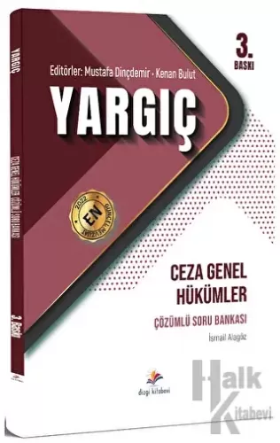 2022 İdari Hakimlik Yargıç Ceza Genel Hükümler Soru Bankası - Halkkita