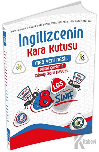 2023 8.Sınıf LGS İngilizcenin Kara Kutusu Dijital Çözümlü Çıkmış Soru Bankası