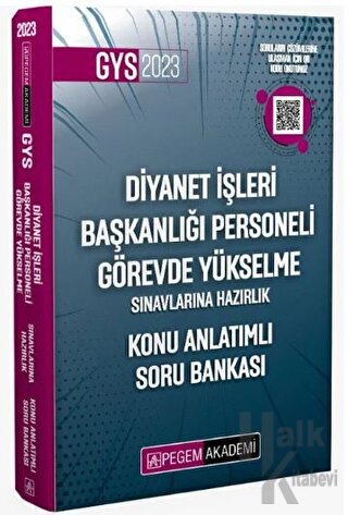 2024 Diyanet İşleri Başkanlığı Personeli Görevde Yükselme Sınavlarına Hazırlık Konu Anlatımlı Soru B