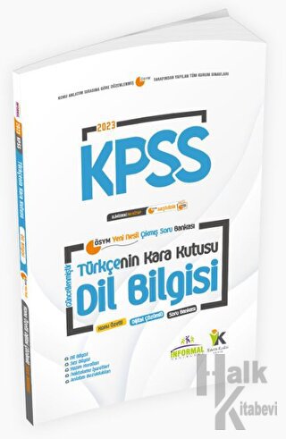 2023 KPSS Türkçenin Kara Kutusu DİL BİLGİSİ Konu Özetli Dijital Çözümlü ÖSYM Çıkmış Soru Bankası