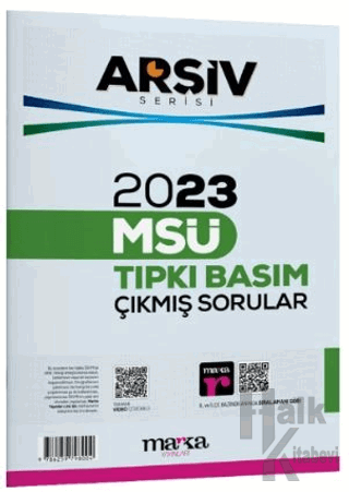 2023 MSÜ Çıkmış Sorular Tamamı Video Çözümlü - Halkkitabevi