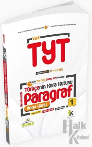 2023 TYT Türkçenin Kara Kutusu Paragraf 1 Konu Özetli Dijital Çözümlü Çıkmış Soru Bankası