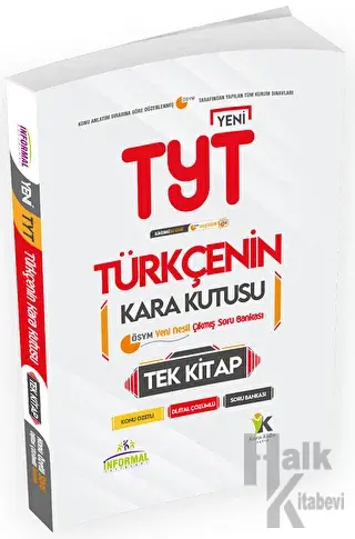 2023 TYT Türkçenin Kara Kutusu Tek Kitap Konu Özetli Dijital Çözümlü Çıkmış Soru Bankası