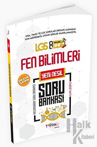 2025 8. Sınıf Yeni Sistem LGS Fen Bilimleri Dijital Çözümlü Soru Bankası