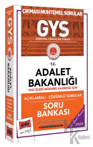 2024 Adalet Bakanlığı Yazı İşleri Müdürü Kadrosu İçin Soru Bankası - H