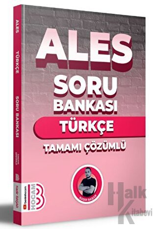 2024 ALES Türkçe Tamamı Çözümlü Soru Bankası - Halkkitabevi