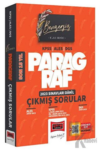 2024 Benzersiz Paragraf KPSS-ALES-DGS Son 15 Yıl Çıkmış Sınav Soruları