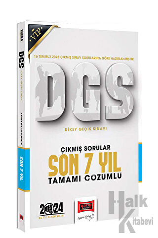 2024 DGS Çıkmış Sorular Tamamı Çözümlü Son 7 Yıl (16 Temmuz 2023 Sınav