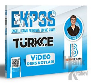 2024 E-KPSS Türkçe Video Ders Notları - Halkkitabevi