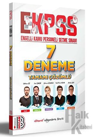 2024 EKPSS Tamamı Çözümlü 7 Deneme - Halkkitabevi